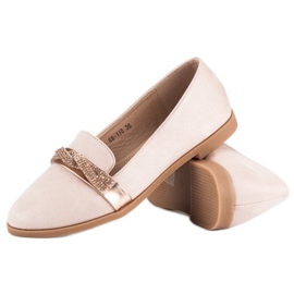 Bestelle Mokkakengät kristalleilla vaaleanpunainen 2