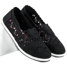 Mustat pitsiset balerinat 1