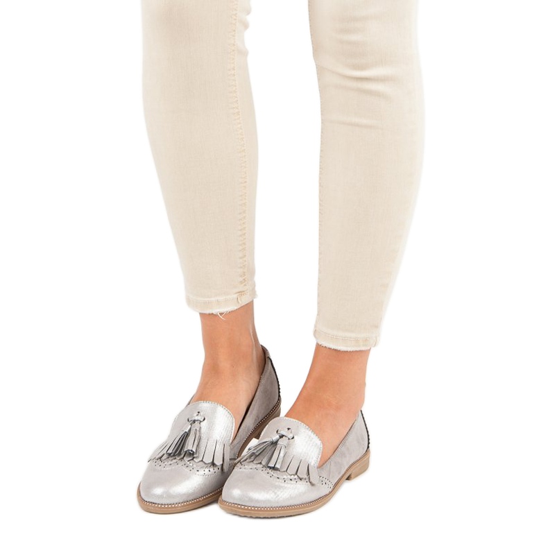 Bestelle Tyylikkäät naisten housut harmaa 1