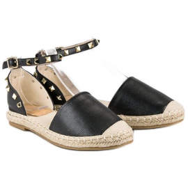 Rock espadrilles sandaalit musta 1