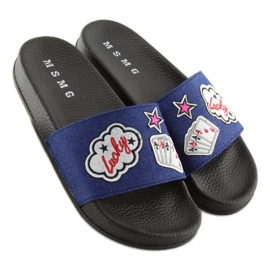 Tummansiniset farkkutossut ZY-1205 D.BLUE sininen 1