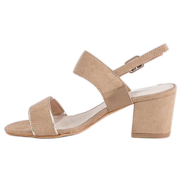 Filippo Tyylikkäät sandaalit tolppassa ruskea 1