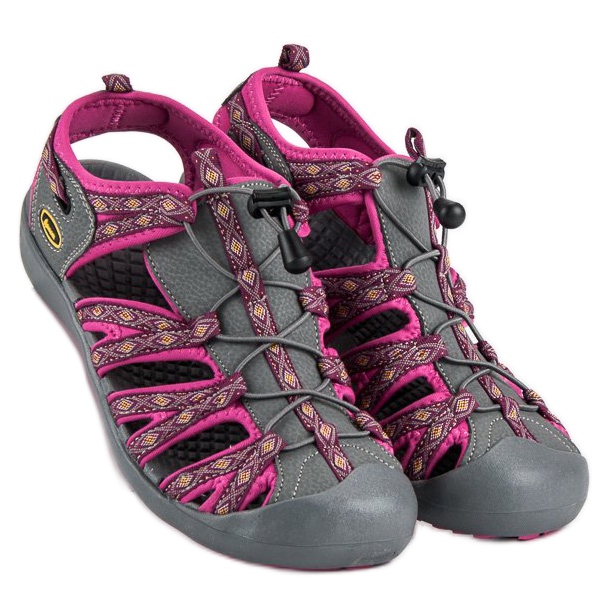 American Club Suljetut amerikkalaiset sandaalit violetti harmaa 1