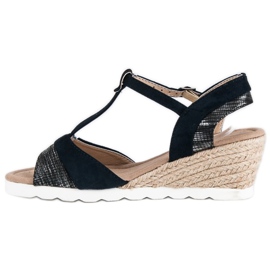 Evento Espadrilles On Wedge Sandaalit harmaa tummansininen 1