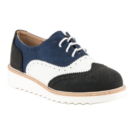 Sidotut naisten kengät musta 1