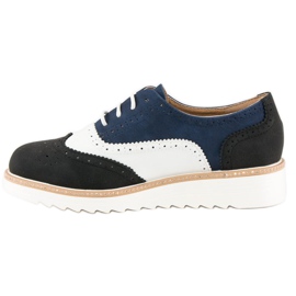 Sidotut naisten kengät musta 2