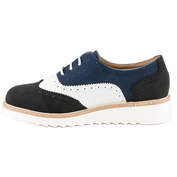 Sidotut naisten kengät musta 2