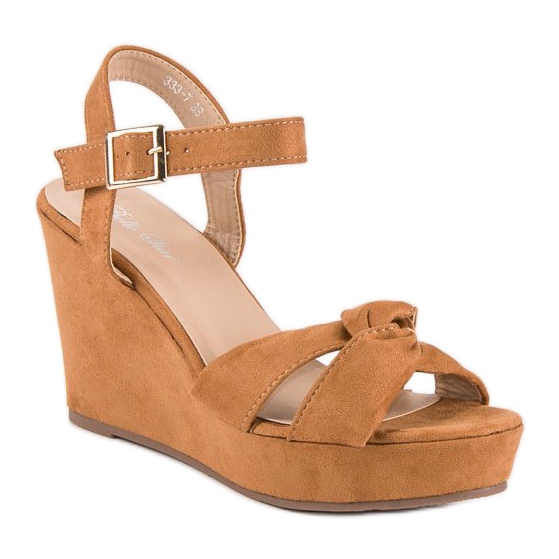 Bello Star Ruskeat kiila sandaalit monivärinen 1