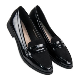 Best Shoes Mustat lakatut loaferit 1