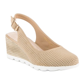 Avokätiset vinceza-pumput ruskea 1