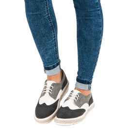 Ideal Shoes Kengät, espadrillit harmaa 1