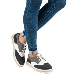 Ideal Shoes Kengät, espadrillit harmaa 2