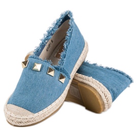 Bestelle Denim espadrillit strassilla sininen 2