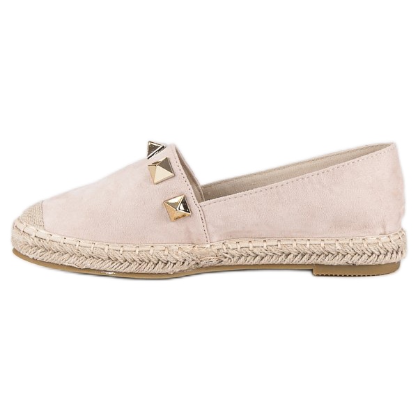 Bestelle Beiget espadrillit strassilla 1