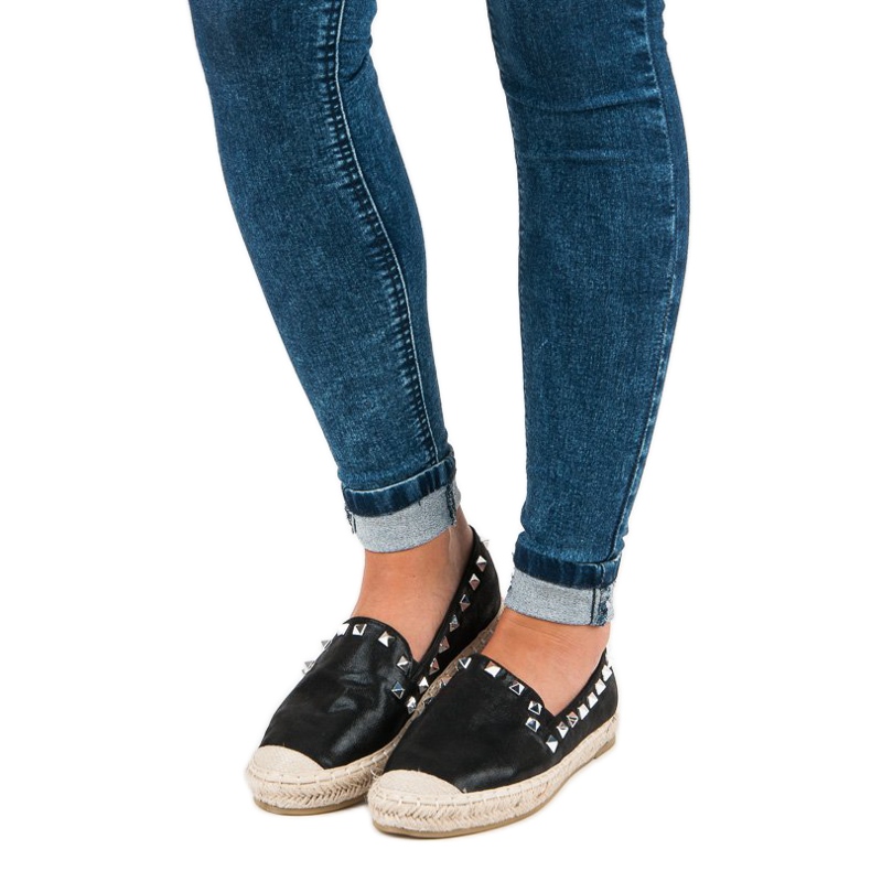 Forever Folie Mustat espadrillit nastoilla 1