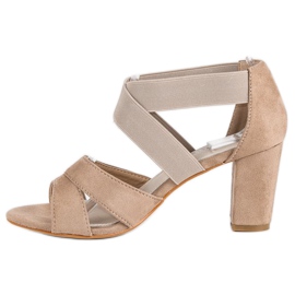 Filippo Mokkanahkasandaalit pylväässä ruskea 1