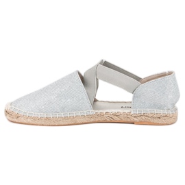 McKey Hopeiset espadrillit harmaa 1