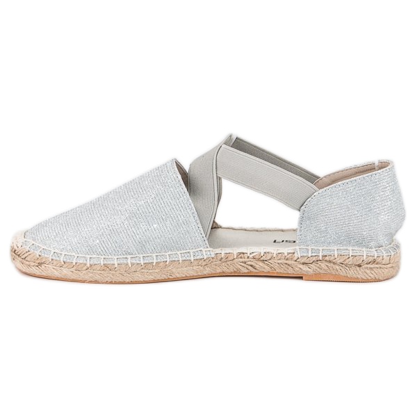 McKey Hopeiset espadrillit harmaa 1
