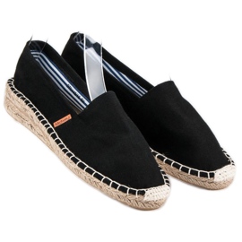 McKey Mukavat mustat espadrillit 1
