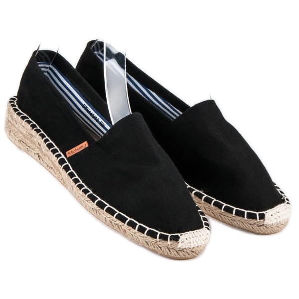 McKey Mukavat mustat espadrillit 1