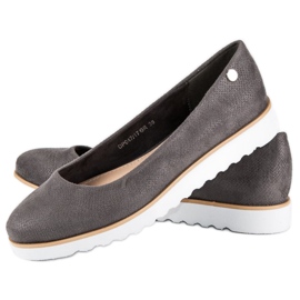 Filippo Käärmekuvioiset baleriinat harmaa 2