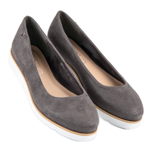 Filippo Käärmekuvioiset baleriinat harmaa 1