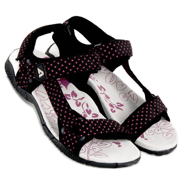 American Club Amerikkalaiset velcro-tekstiilisandaalit musta 2