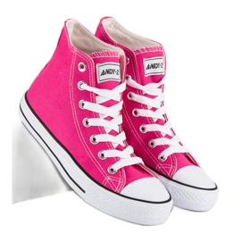 Andy Z Klassiset lenkkarit nilkan yläpuolella vaaleanpunainen 2