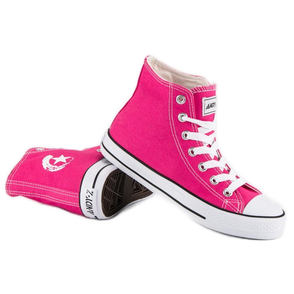 Andy Z Klassiset lenkkarit nilkan yläpuolella vaaleanpunainen 1