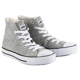 Andy Z Klassiset lenkkarit nilkan yläpuolella harmaa 1