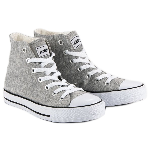 Andy Z Klassiset lenkkarit nilkan yläpuolella harmaa 1