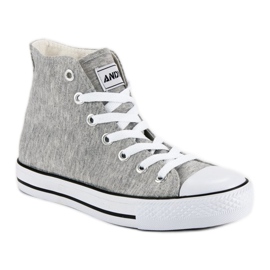 Andy Z Klassiset lenkkarit nilkan yläpuolella harmaa 2