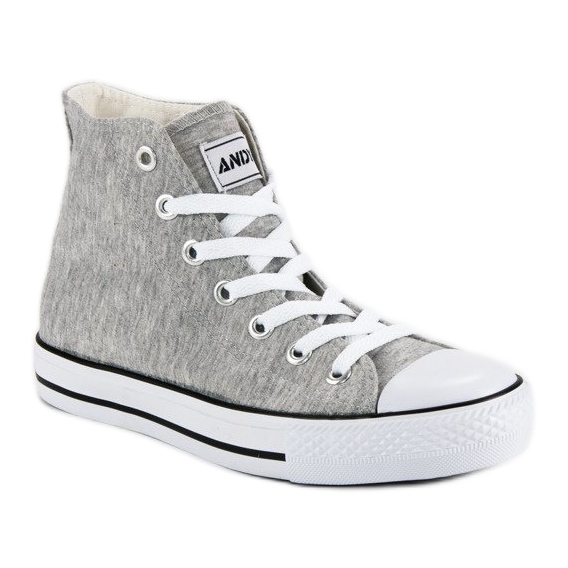 Andy Z Klassiset lenkkarit nilkan yläpuolella harmaa 2