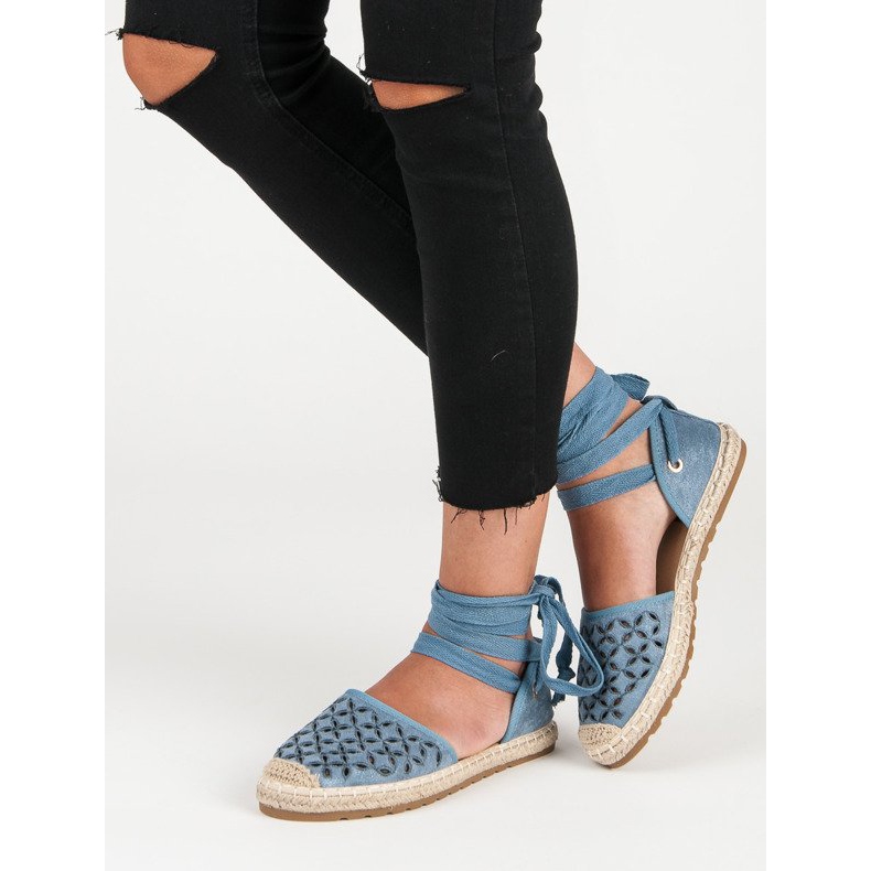Sweet Shoes Solmitut espadrillit sininen 2