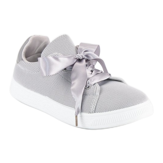 Tekstiilinauhalliset lenkkarit harmaa 1