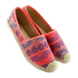 Fluo 3051 Fushia naisten espadrillit oranssi 1