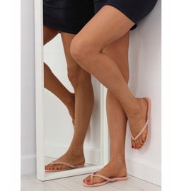 Varvastossut DD26 Pink pyramid -nastoilla vaaleanpunainen 1