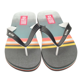 Big Star Men's Flip -Flops 174410 Musta 3