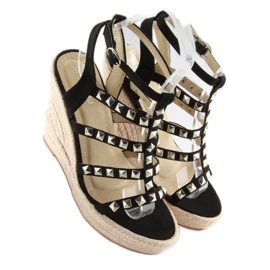 Mustat Espadrillit kiilassa 3811-17 Musta 2