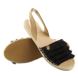 Mustat Karibian tyyliset espadrillit 8413 1