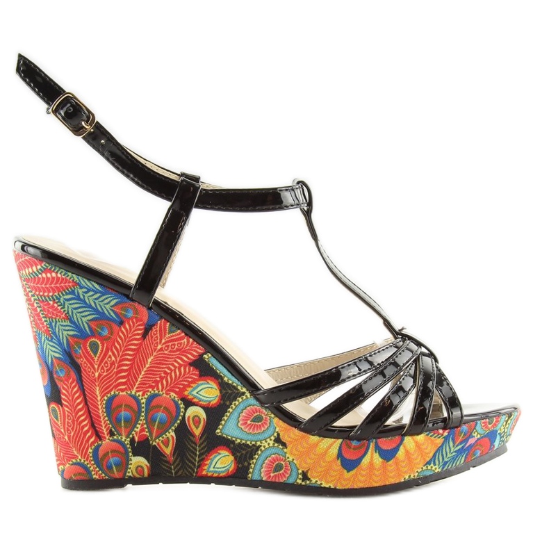 Mustat mustat sandaalit BL201 musta 1