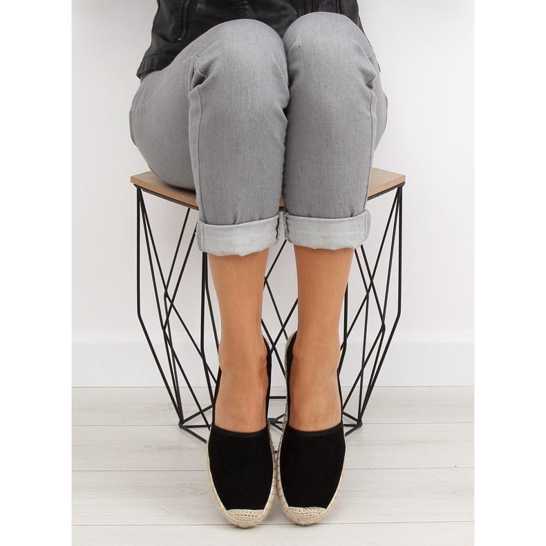 Mustat naisten espadrillit BB10P mustat 2