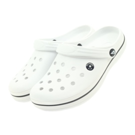 American Club Kroksin tummat valkoiset sandaalit valkoinen 4