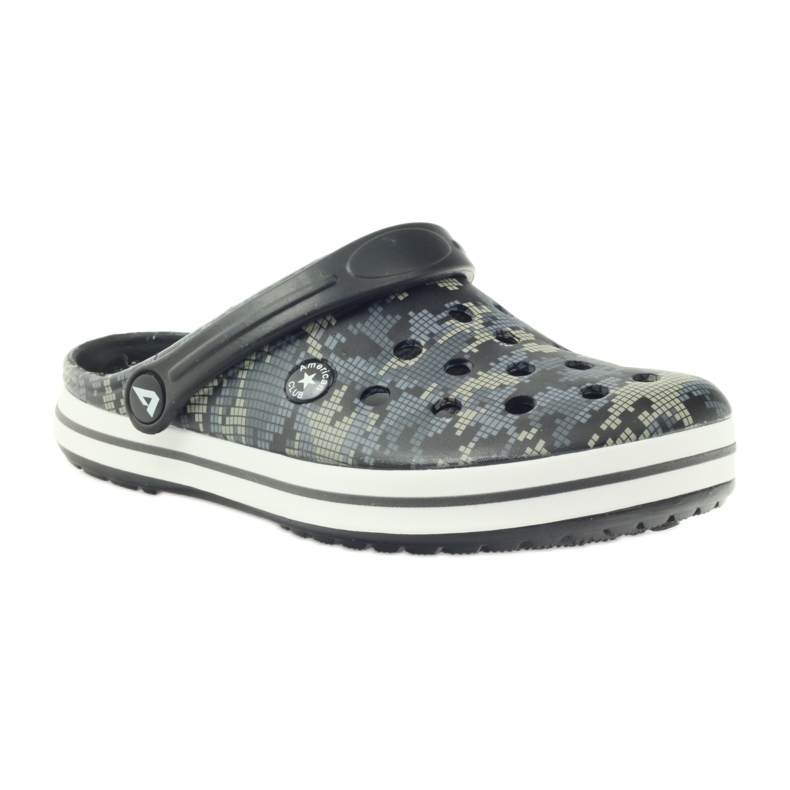 American Club Kroks tukkivat tossut camo sandaalit musta harmaa vihreä 1