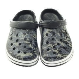 American Club Kroks tukkivat tossut camo sandaalit musta harmaa vihreä 3