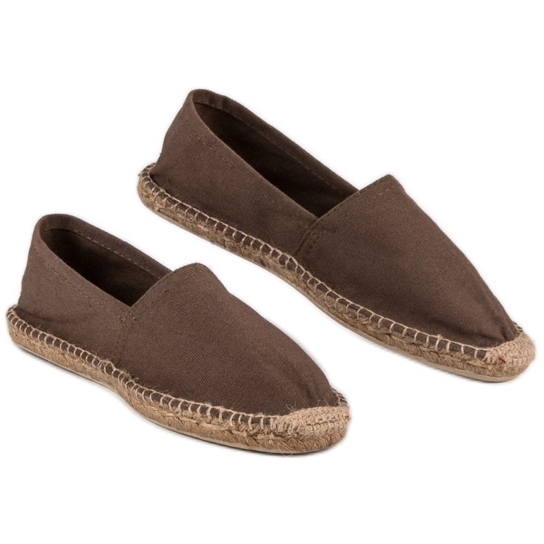 Ruskeat espadrillit monivärinen 2