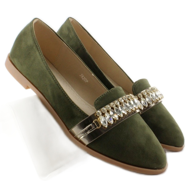 Elegantteja lordeja kuutiosirkoniumoksidilla JH20P Green vihreä 2