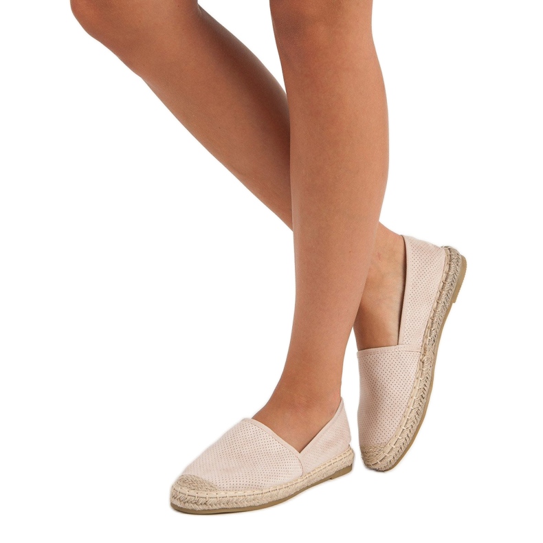 Bestelle Harjakatkoiset beige-espadrillit 1