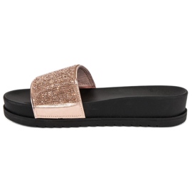 Tyylikkäät vaaleanpunaiset tossut vaaleanpunainen 1