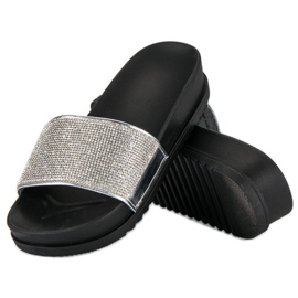 Tyylikkäät hopeiset tossut harmaa 2